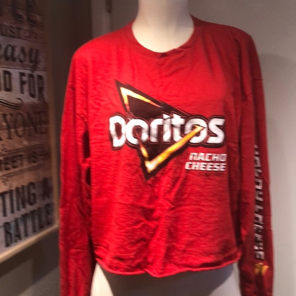 Red Doritos Graphic Long Sleeve Shirt - Picture 1 of 9